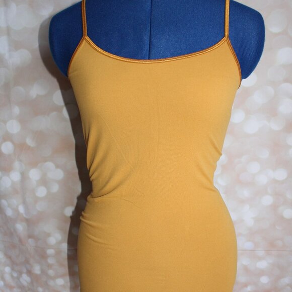 Juniors SO Favorite Seamless Tunic Cami Gold Size Small - Picture 1 of 7